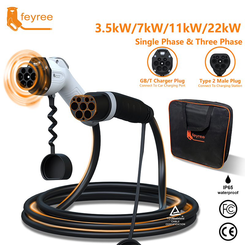 Feyree EV Charging Cable Type2 - Ev Charger Type 2 22Kw 32A 3 Phase review and price